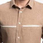 Chemise wood beige – Image 2