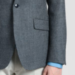 VESTE WEAVE BLUE GREY – Image 3
