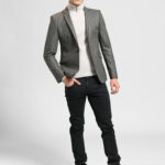 VESTE RAYEE BEIGE – Image 5