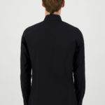 Chemise noire gorge galon – Image 3