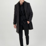 Chemise noire gorge galon – Image 4