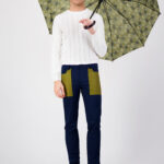 PANTALON YOKE BLEU VERT – Image 4