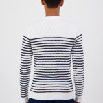 PULL MARIN BLANC NAVY – Image 3