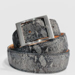 Ceinture Python Noir