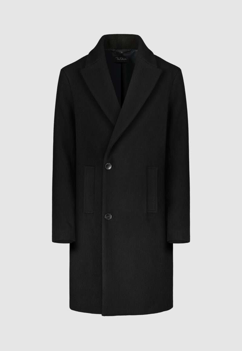 Manteau croisé noir