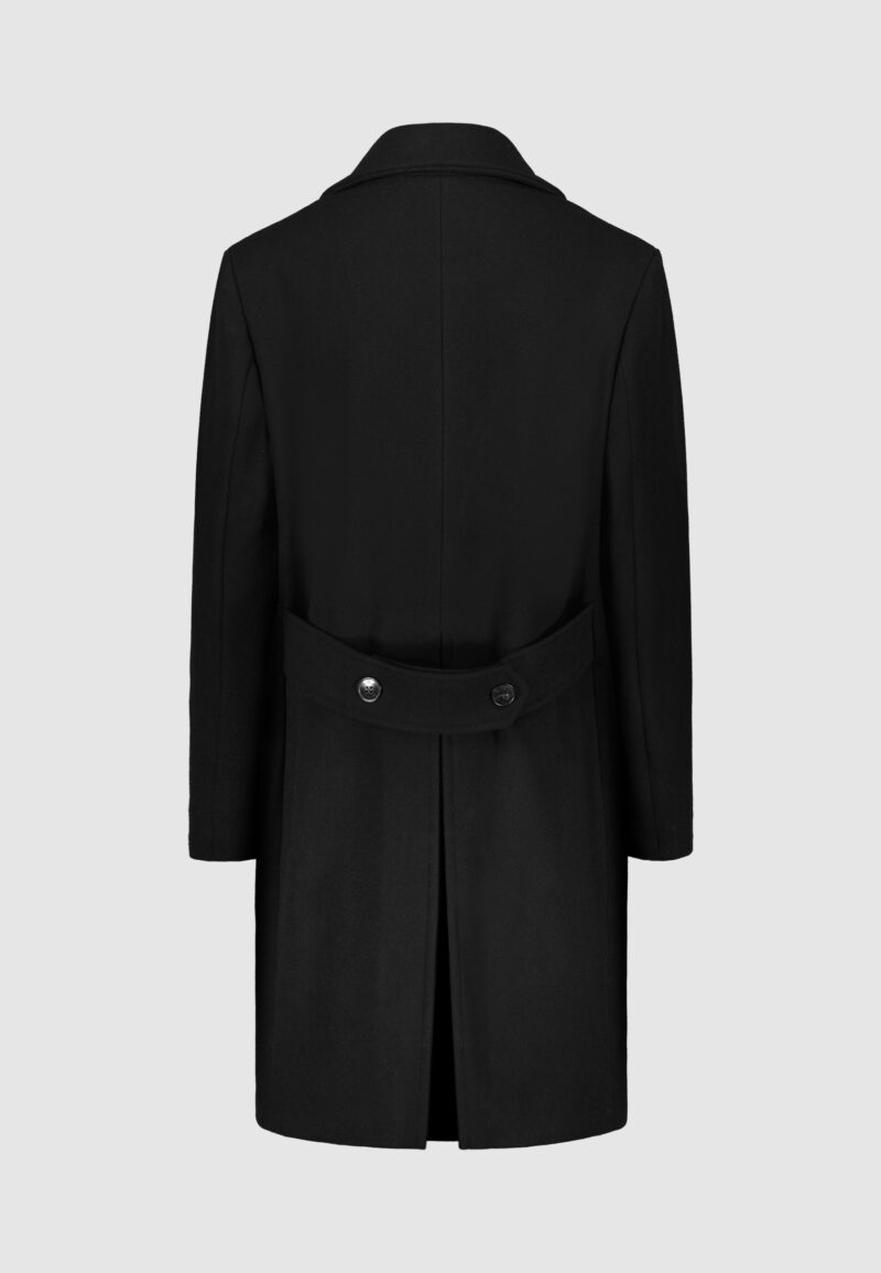 Manteau croisé noir – Image 3