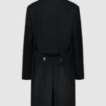 Manteau croisé noir brodé – Image 5