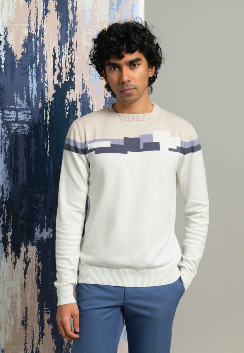 PULL AGRIGENTE BEIGE – Image 2