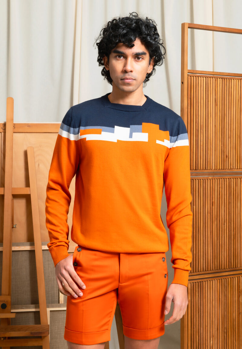 PULL AGRIGENTE ORANGE – Image 2