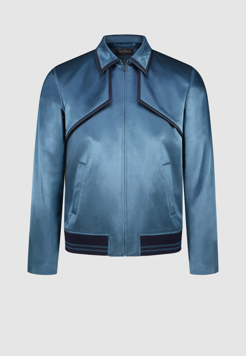 BLOUSON BOMBERS BLEU