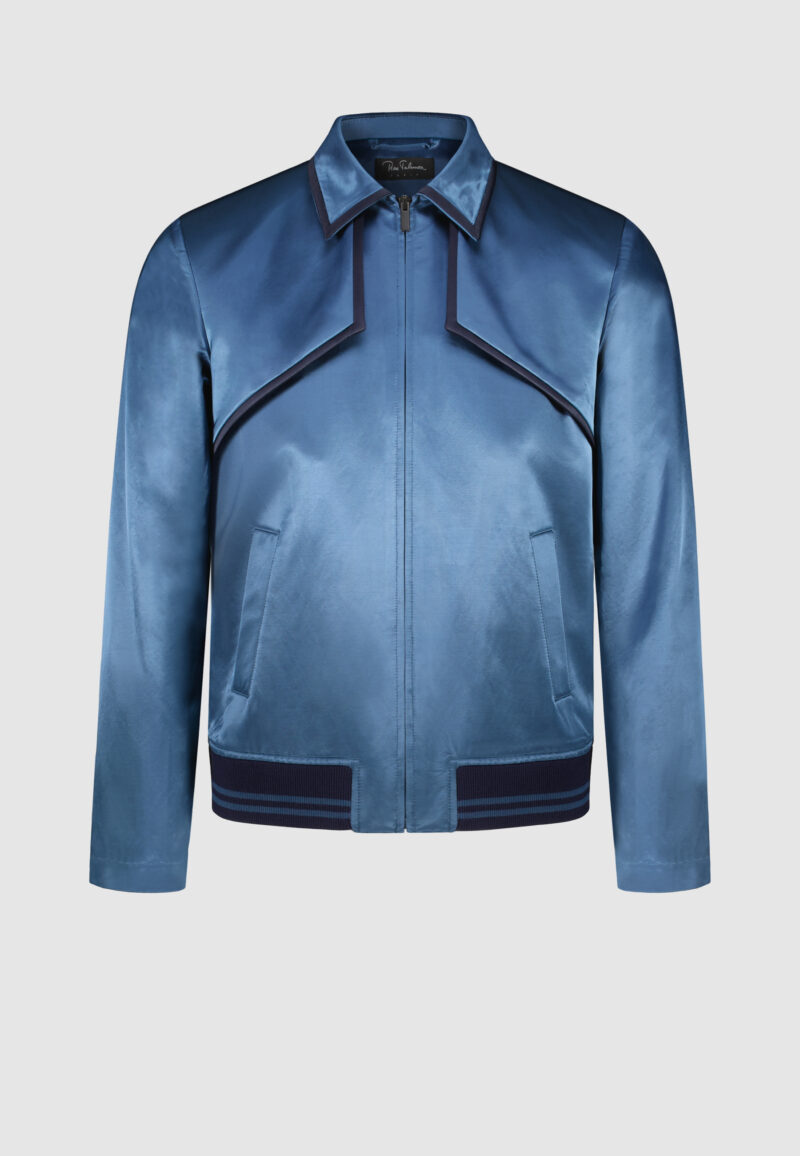 BLOUSON BOMBERS BLEU