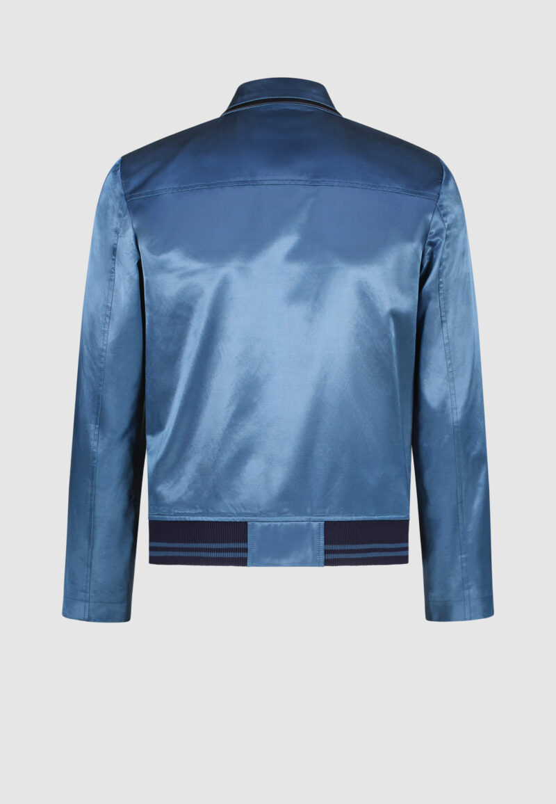 BLOUSON BOMBERS BLEU – Image 4