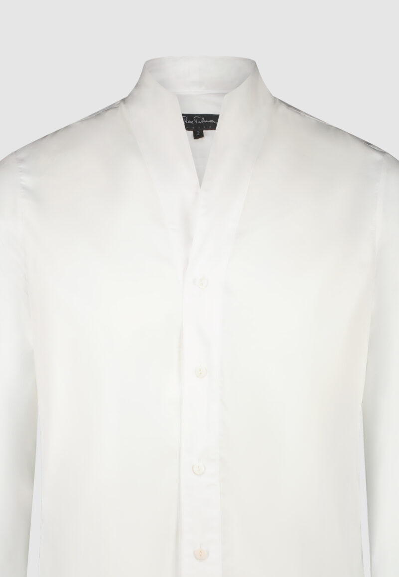 CHEMISE COL MONTANT BLANC – Image 3