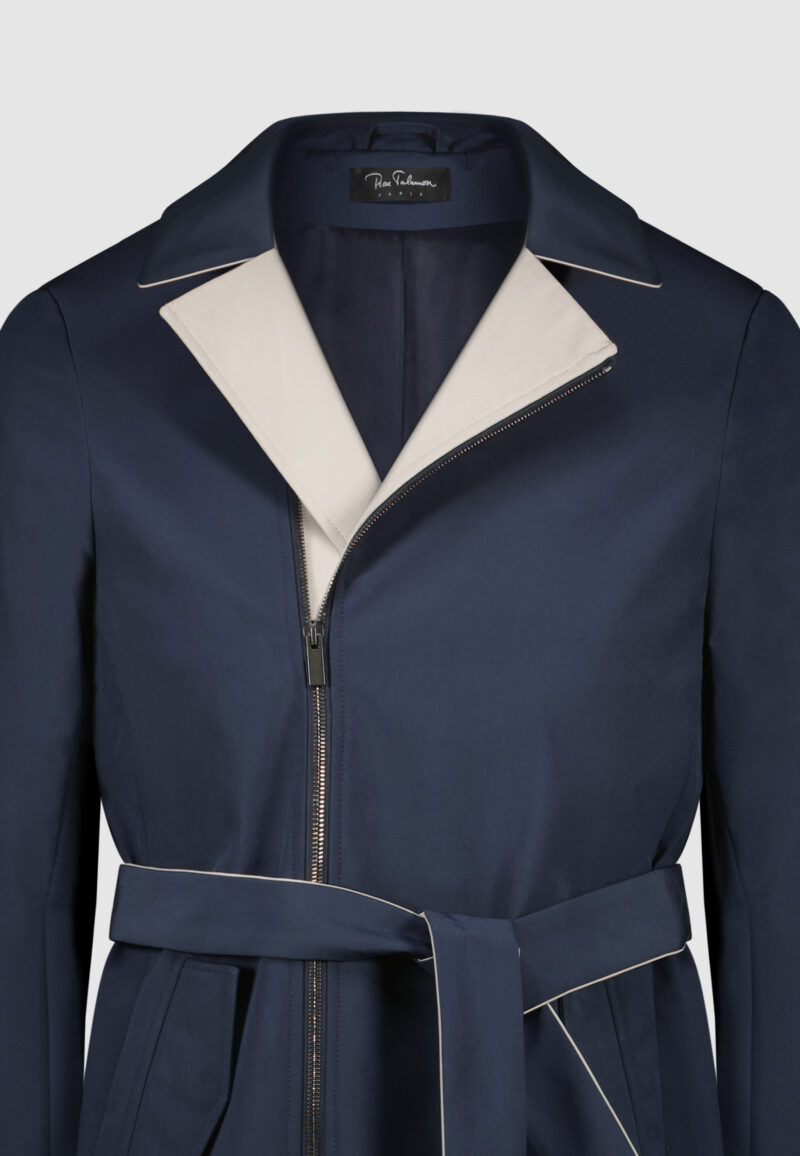 TRENCH KERIN BLEU GRIS – Image 3