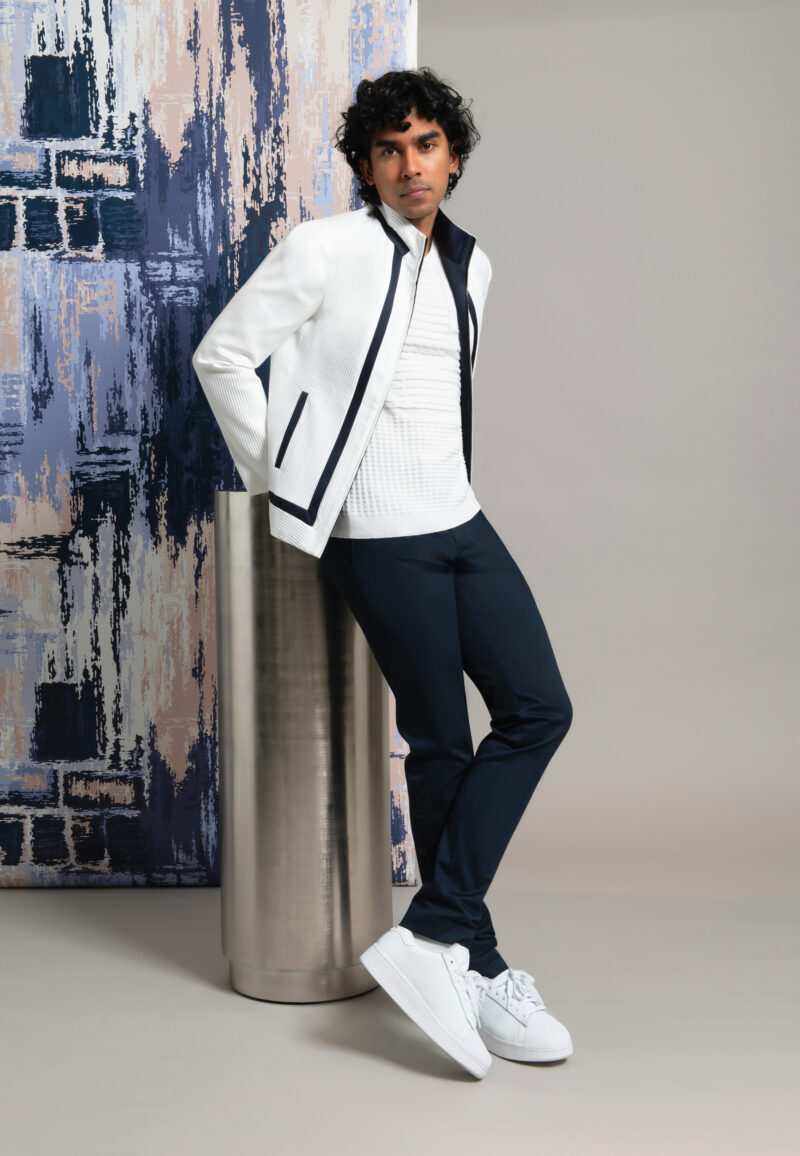 BLOUSON MATORE BLANC – Image 2