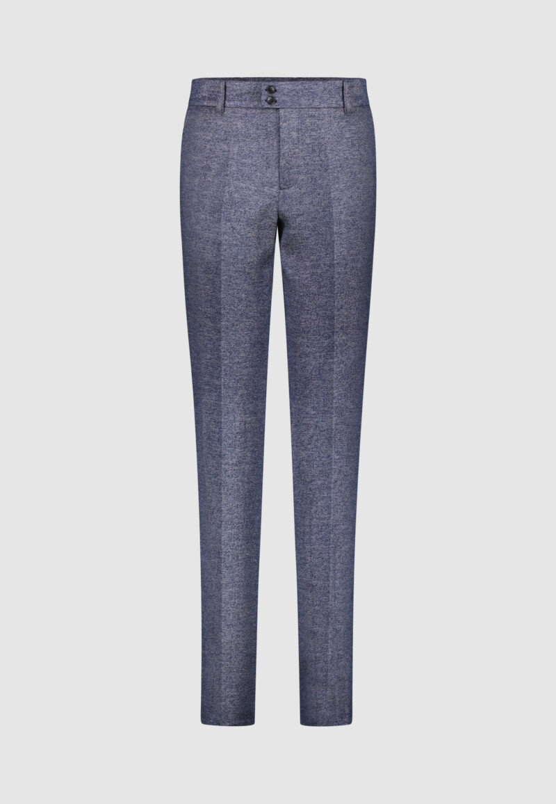 PANTALON BLEU CHINÉ