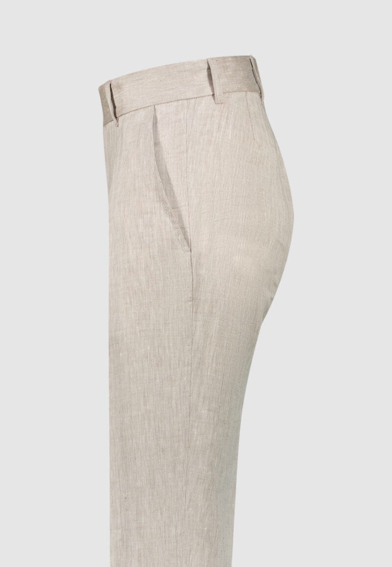 PANTALON LIN BRUN – Image 3