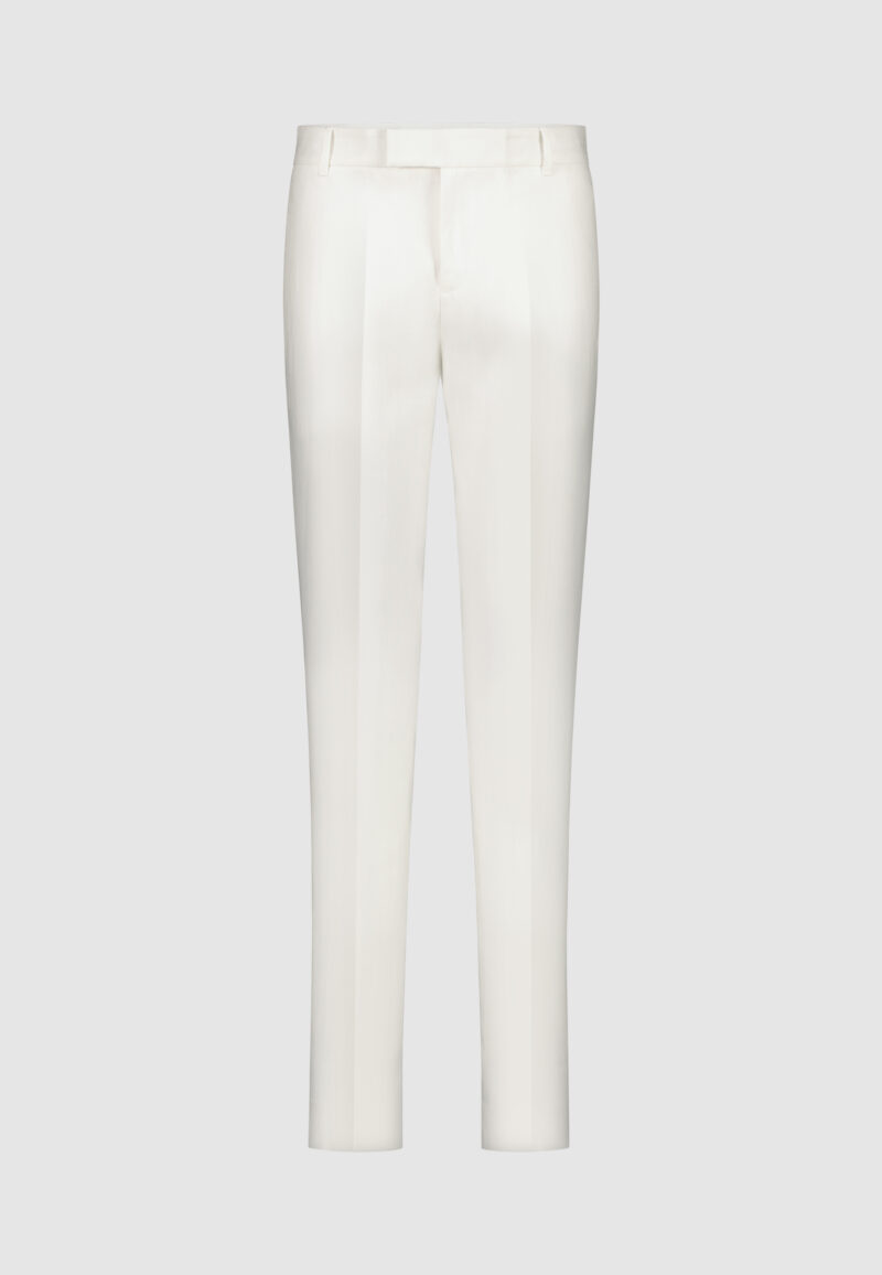 PANTALON LIN BLANC