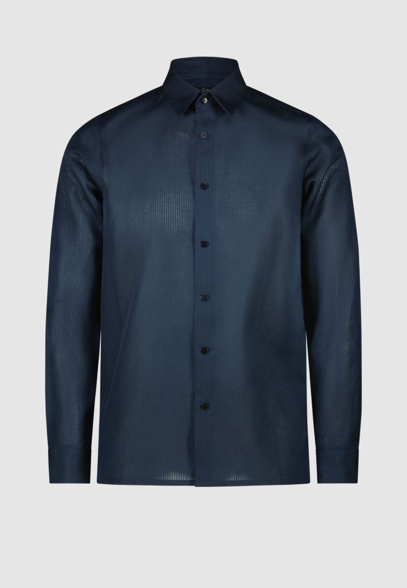 CHEMISE RAYURES NAVY