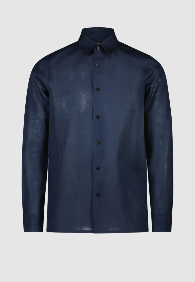 CHEMISE RAYURES NAVY