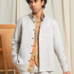 SURCHEMISE LIN BEIGE – Image 2