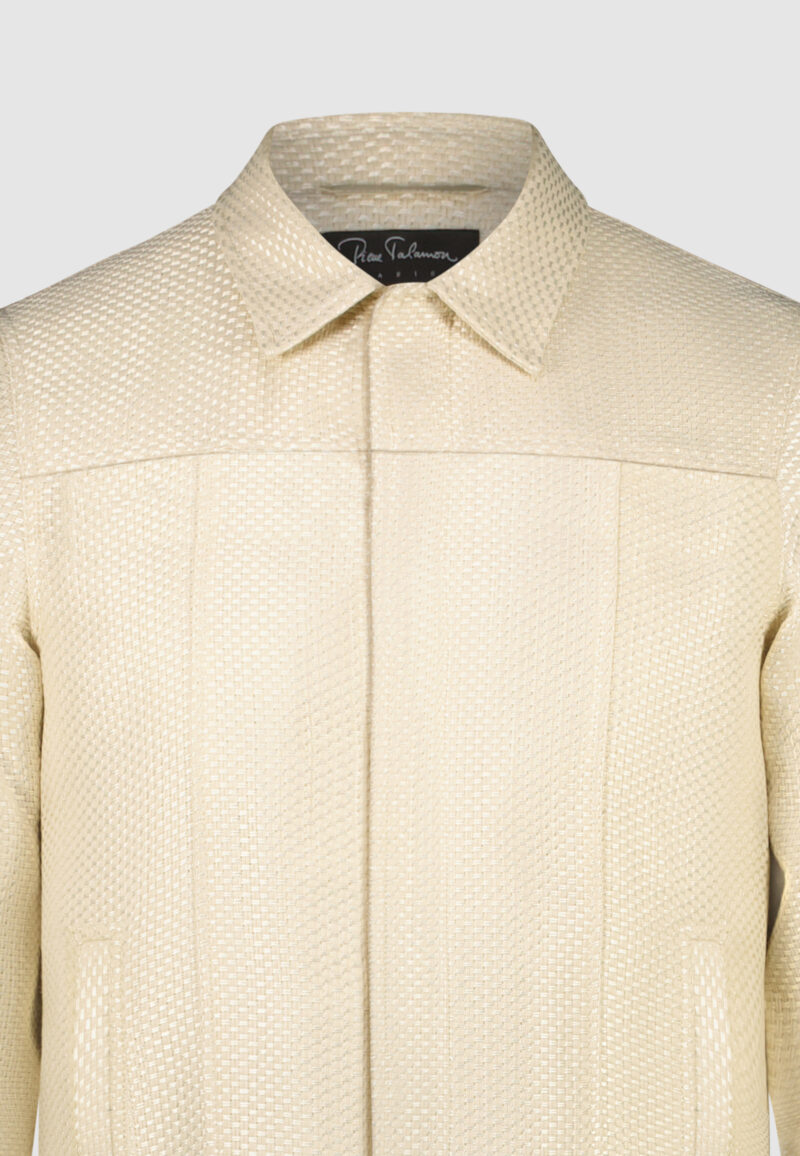 BLOUSON TRUCKER BEIGE – Image 3