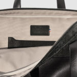 SACOCHE CUIR NOIR – Image 3