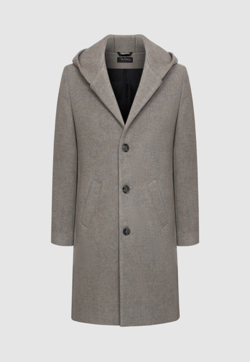 MANTEAU HOOD BEIGE