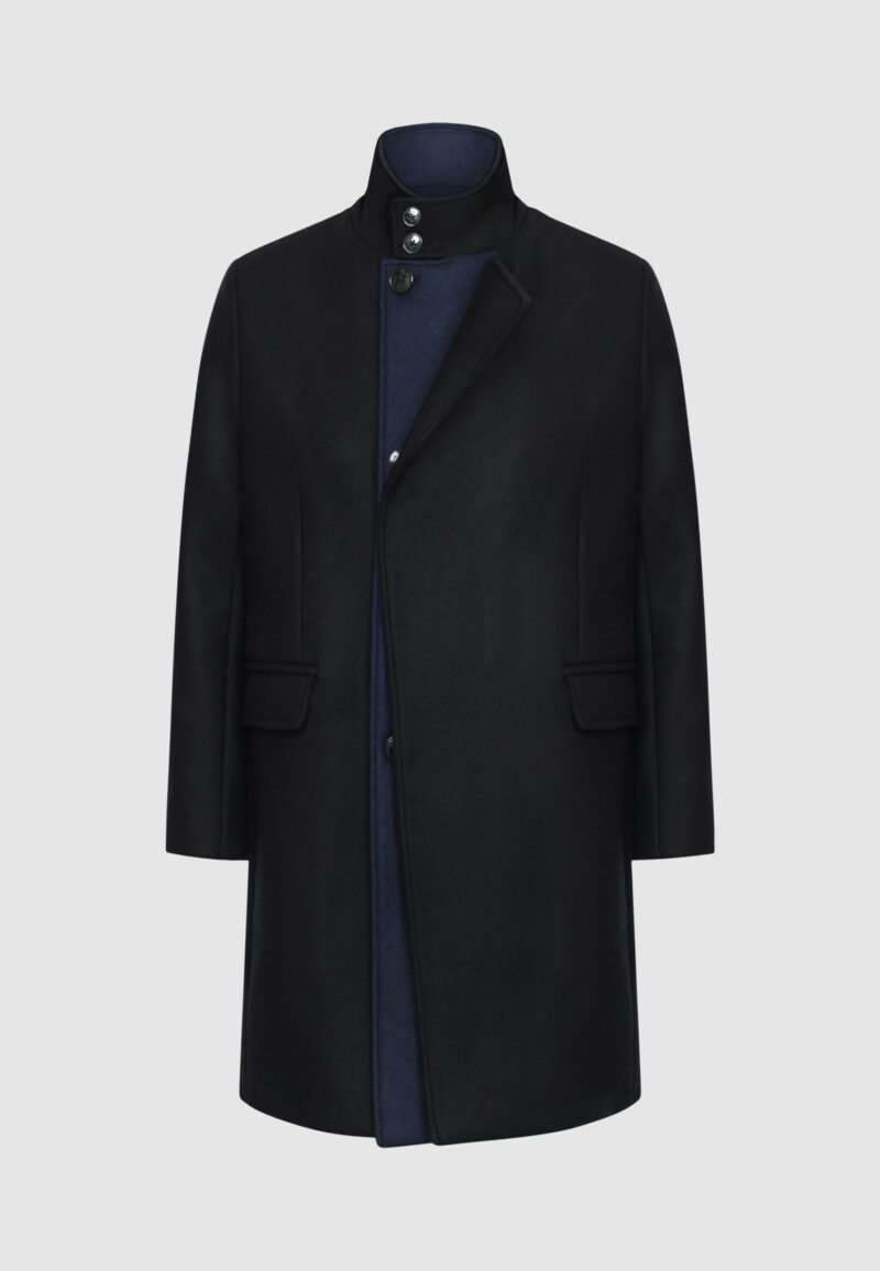MANTEAU EDWARD BLEU & NOIR