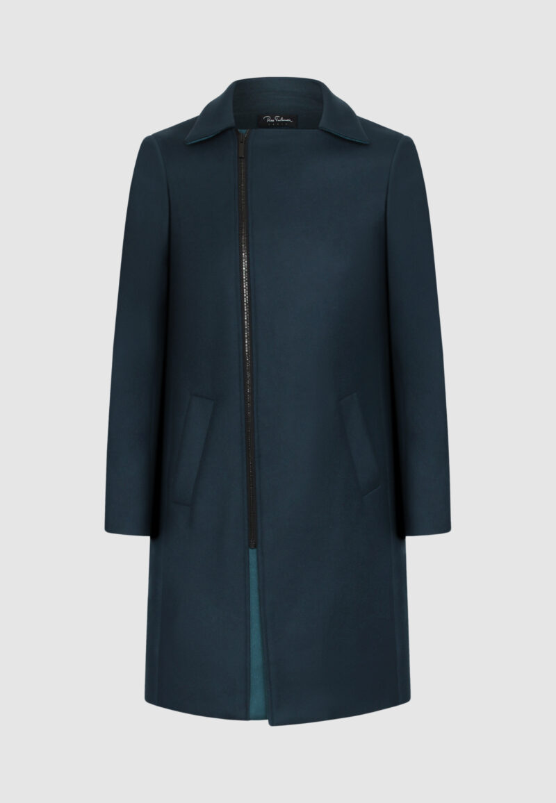 MANTEAU KEROS BLEU & VERT