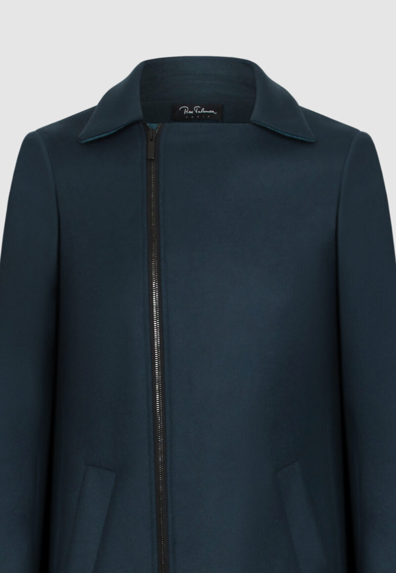 MANTEAU KEROS BLEU & VERT – Image 3