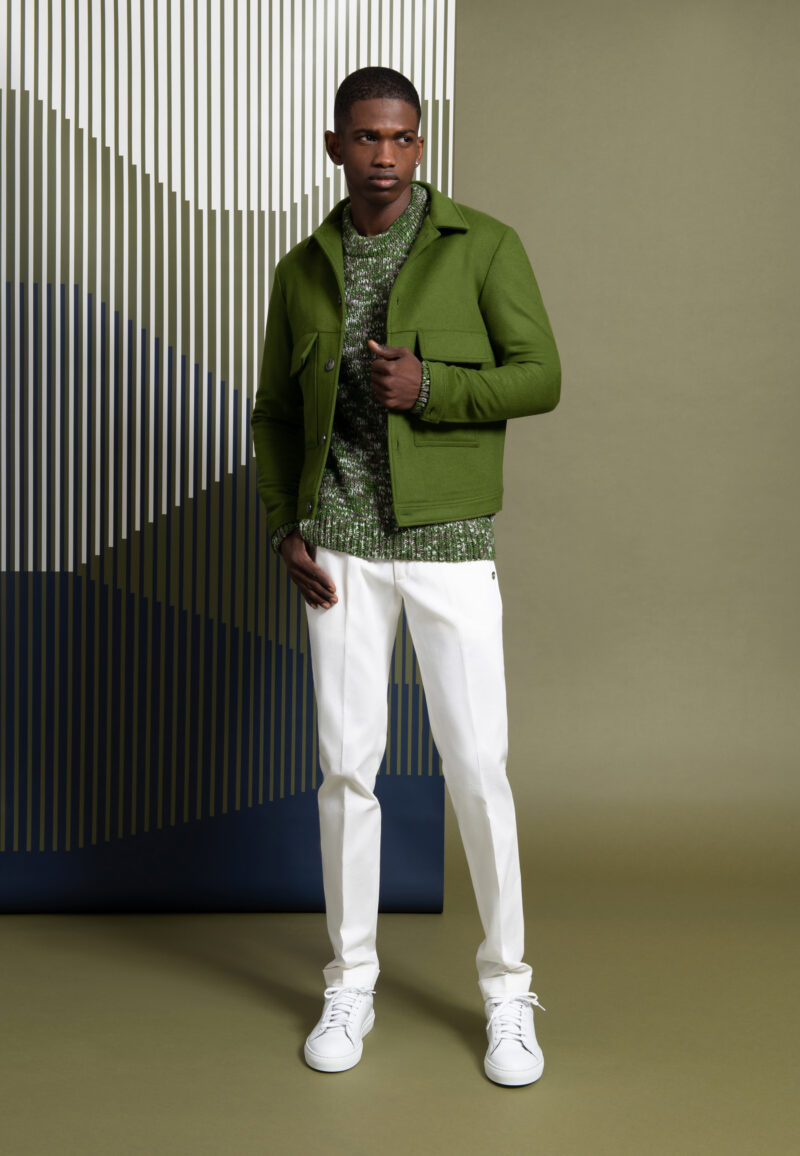 BLOUSON VERT