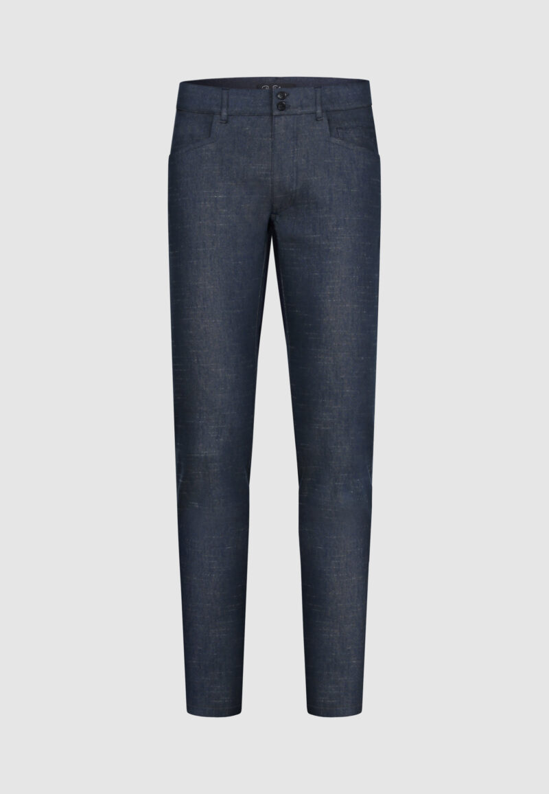 PANTALON CINQ POCHES NAVY BEIGE
