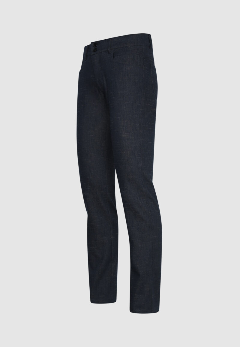 PANTALON CINQ POCHES NAVY BEIGE – Image 3