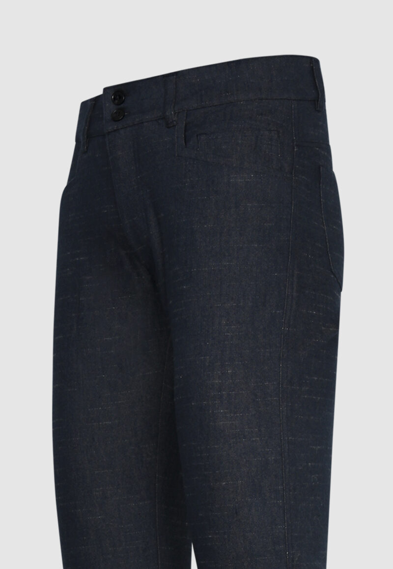 PANTALON CINQ POCHES NAVY BEIGE – Image 4