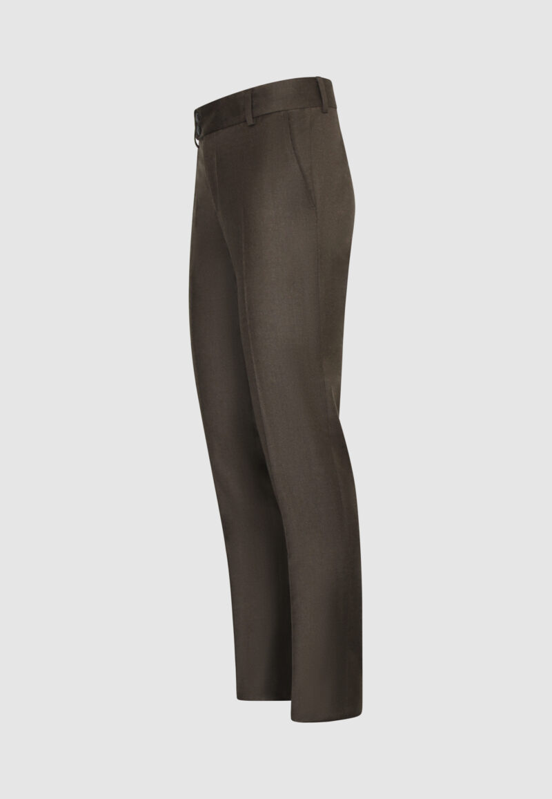 PANTALON FLANELLE BRUN – Image 3