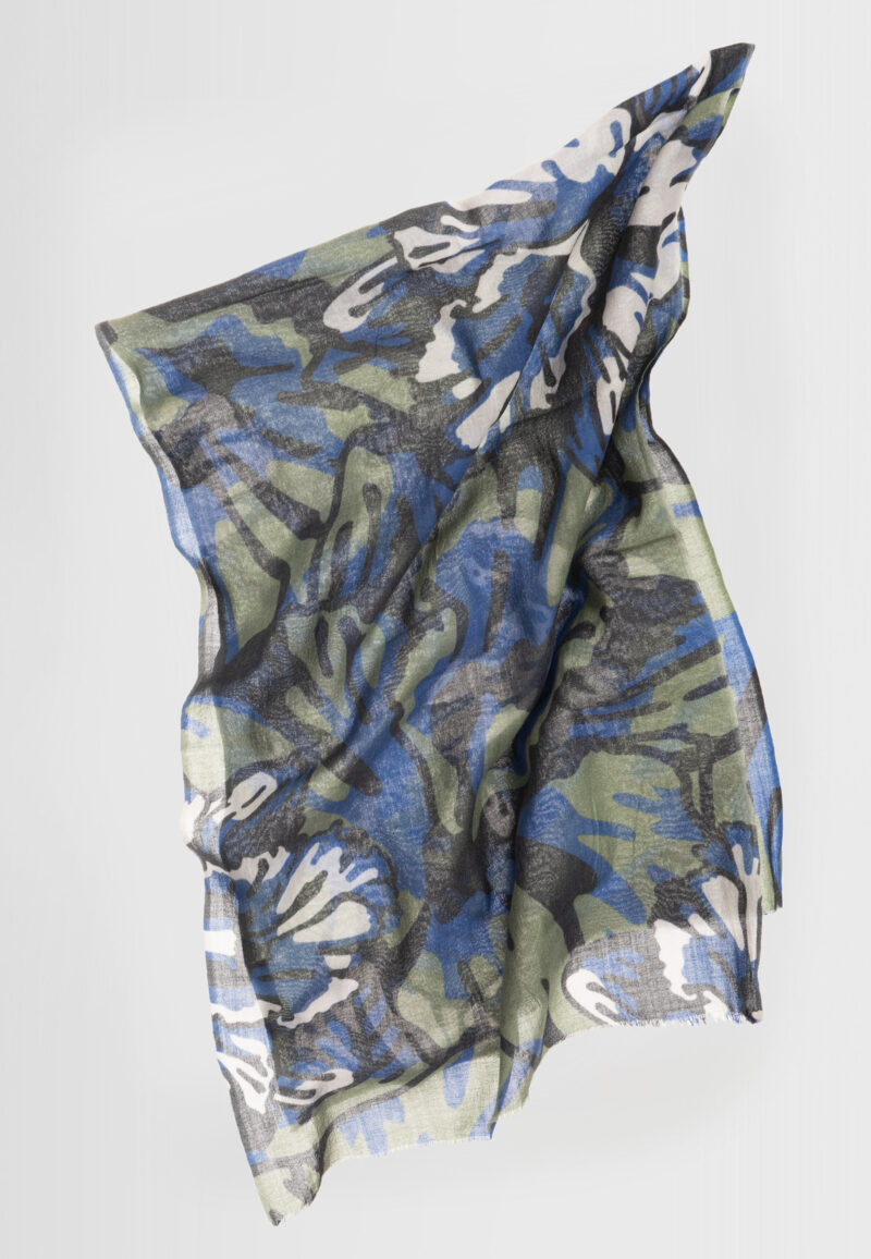 FOULARD ORCHID VERT