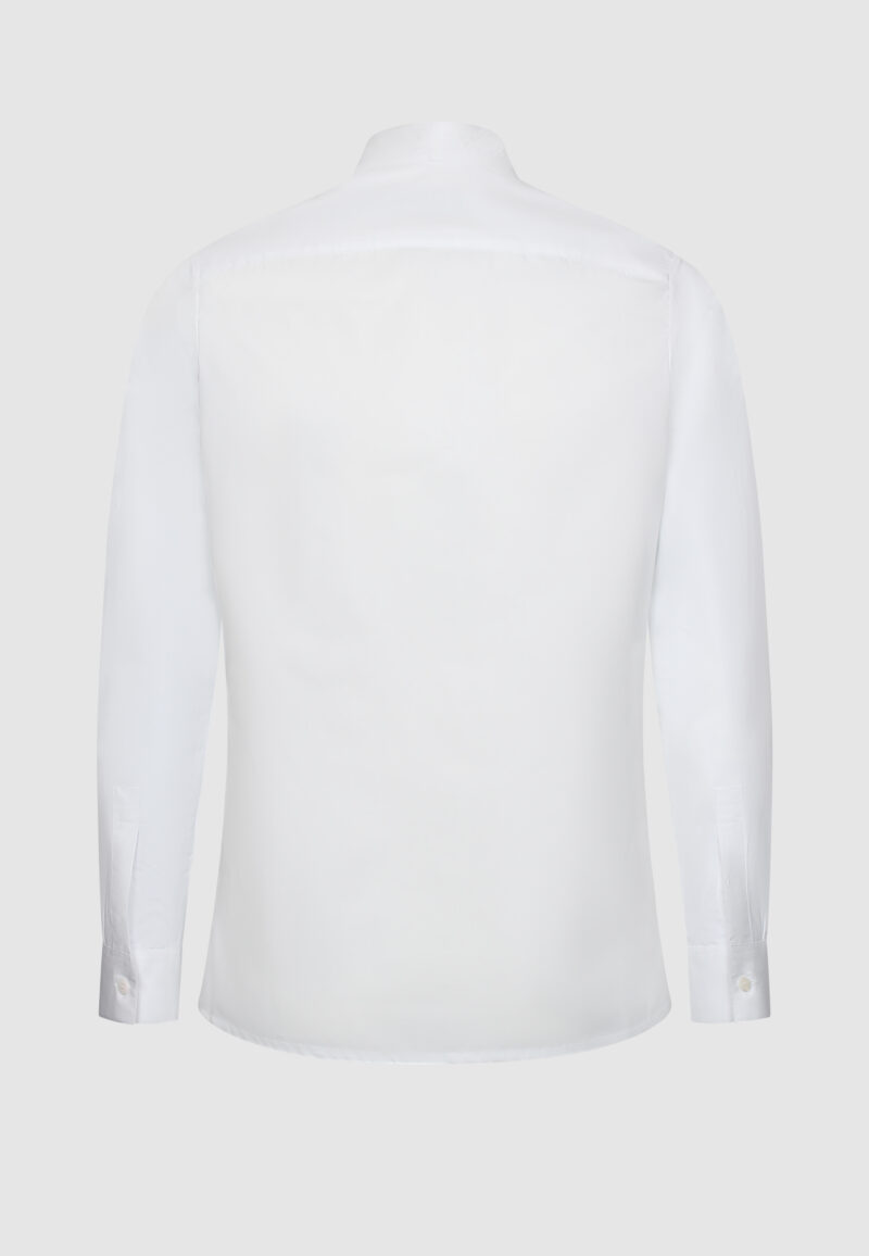 CHEMISE COL MONTANT BLANCHE – Image 4