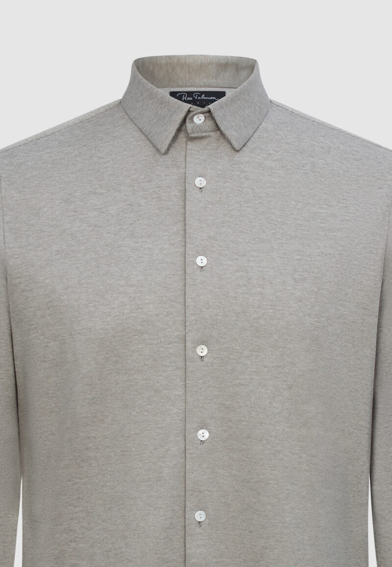 CHEMISE JERSEY BEIGE – Image 3