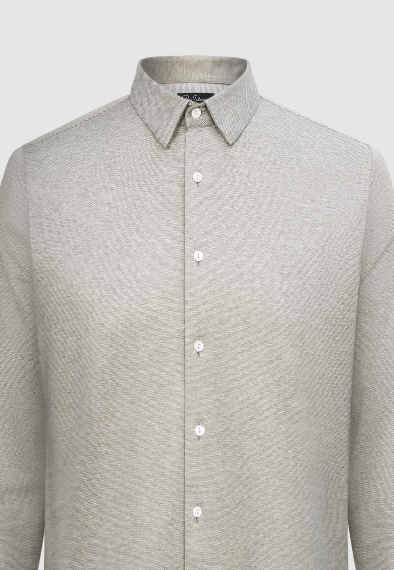 CHEMISE JERSEY BEIGE – Image 3