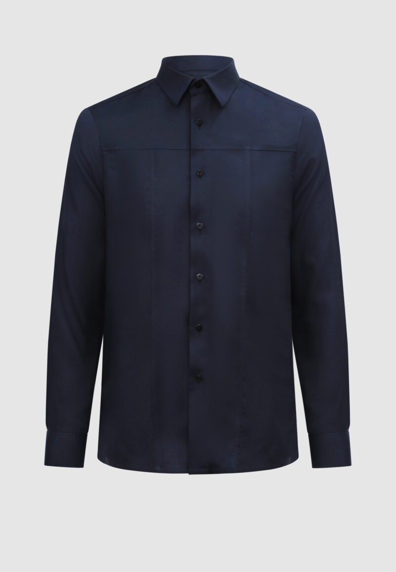 CHEMISE DECOUPE MARINE